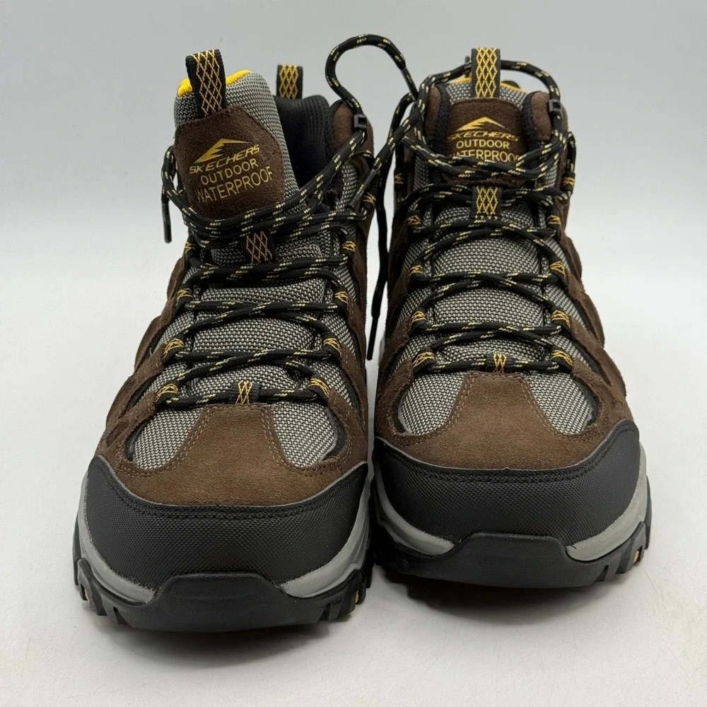 Skechers Rickter-Branson Shoes Mens Size 8.5 Khaki Brown Hiking 204910/KHK